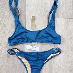 J. Crew Deep Blue Bikini Set